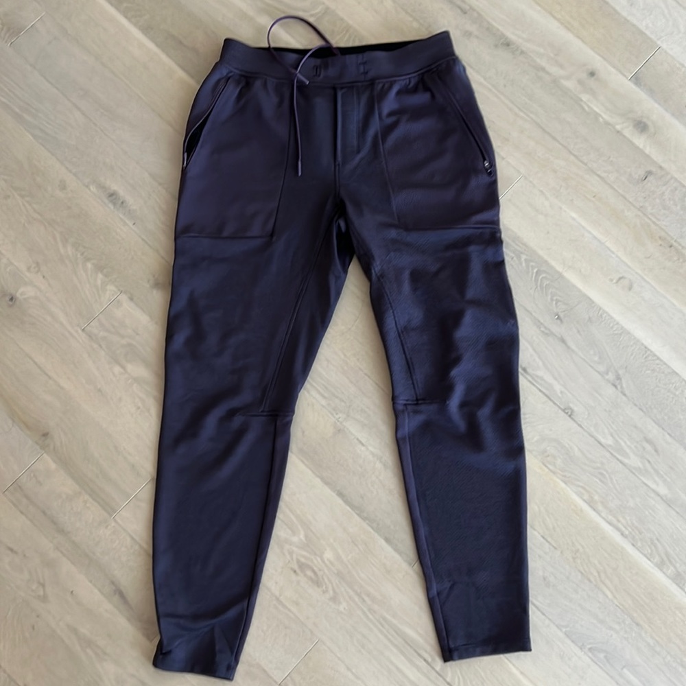 Lululemon Track Pant Medium Weight Size Large 29 Inch Inseam Heathered Purple